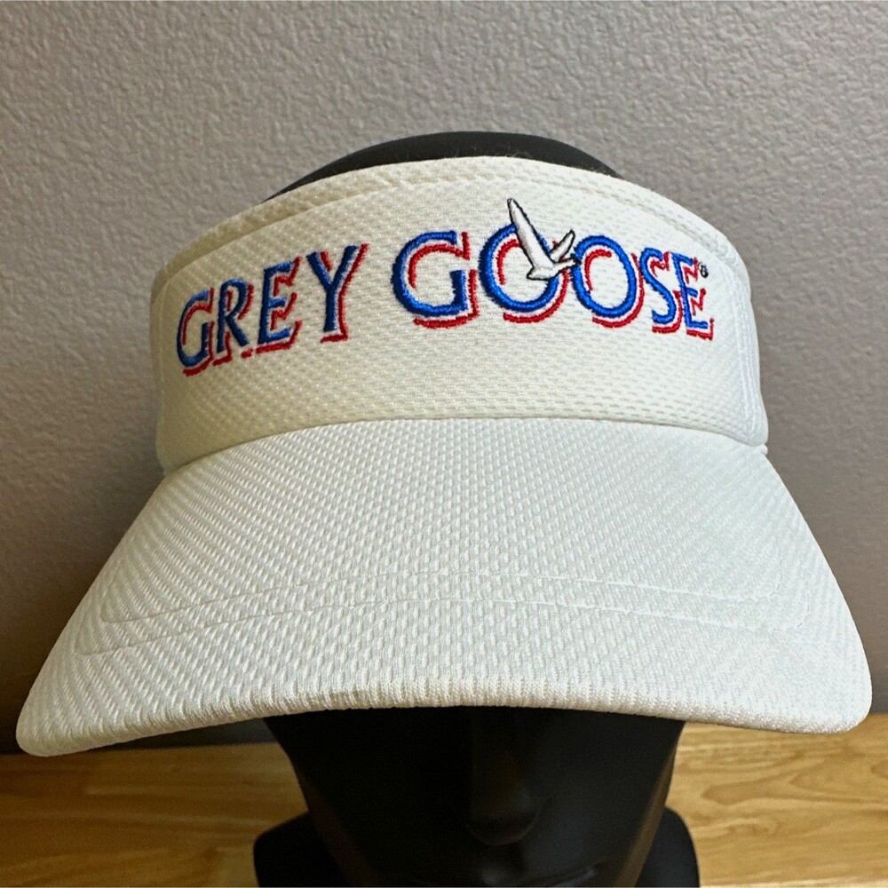 Wilson US Open 2013 White Tennis Visor Grey Goose Embroidered new with tags